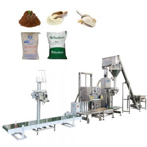 Peiriant mesur auger lled-awtomatig ar gyfer cynnyrch powdr