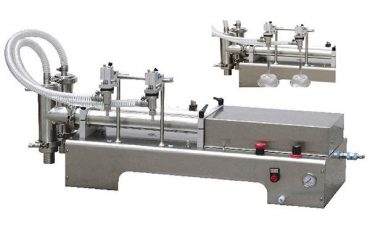 hylif llenwi piston pennau deuol