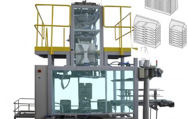 Llinell pacio gynhyrchu byrnu bag meddal awtomatig