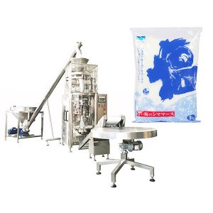 Ffurflen Fertigol Llenwi Peiriant Seal Gyda Chwpan Volwmetrig ar gyfer Halen