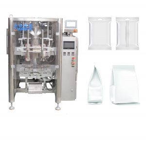 Bag gusseted gobennydd awtomatig ffurfio peiriant pacio llenwi