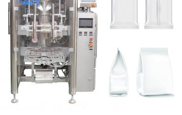 Bag gusseted gobennydd awtomatig ffurfio peiriant pacio llenwi