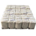 Awtomatig grawn bwydo cymysgu pwyso deunydd pacio a bwndeli llinell peiriant pecynnu