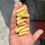 Gwregys bwced dwbl cludo peiriant pwyso