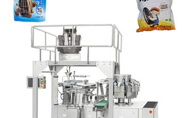 automatic vacuum packing machine for nuts in pre-made bag